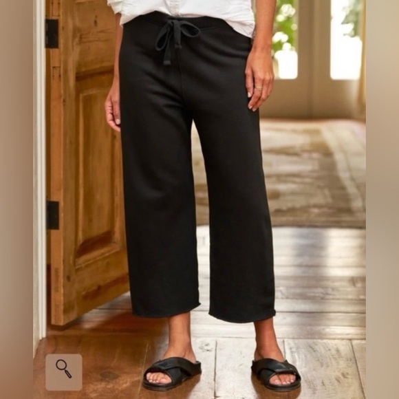 Frank & EileenWomen's Black Wide-Leg Drawstring Pull On Catherine Pants Sz XS